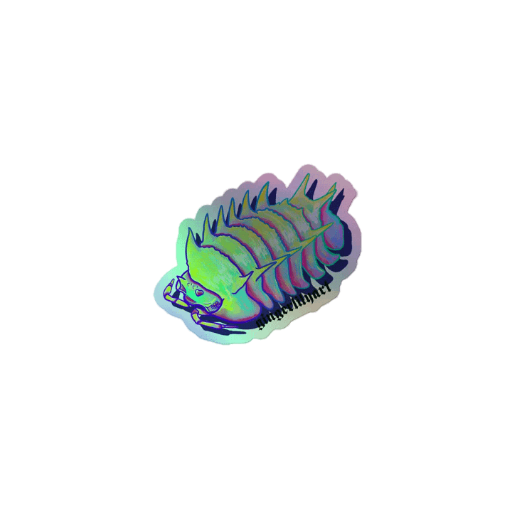 spikey isopod sticker product image (1)