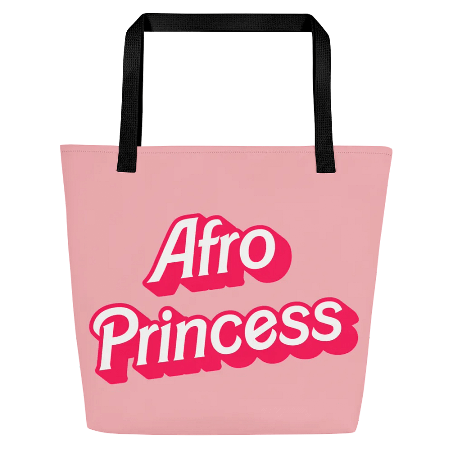 Afro Princess Polyester Tote product image (1)