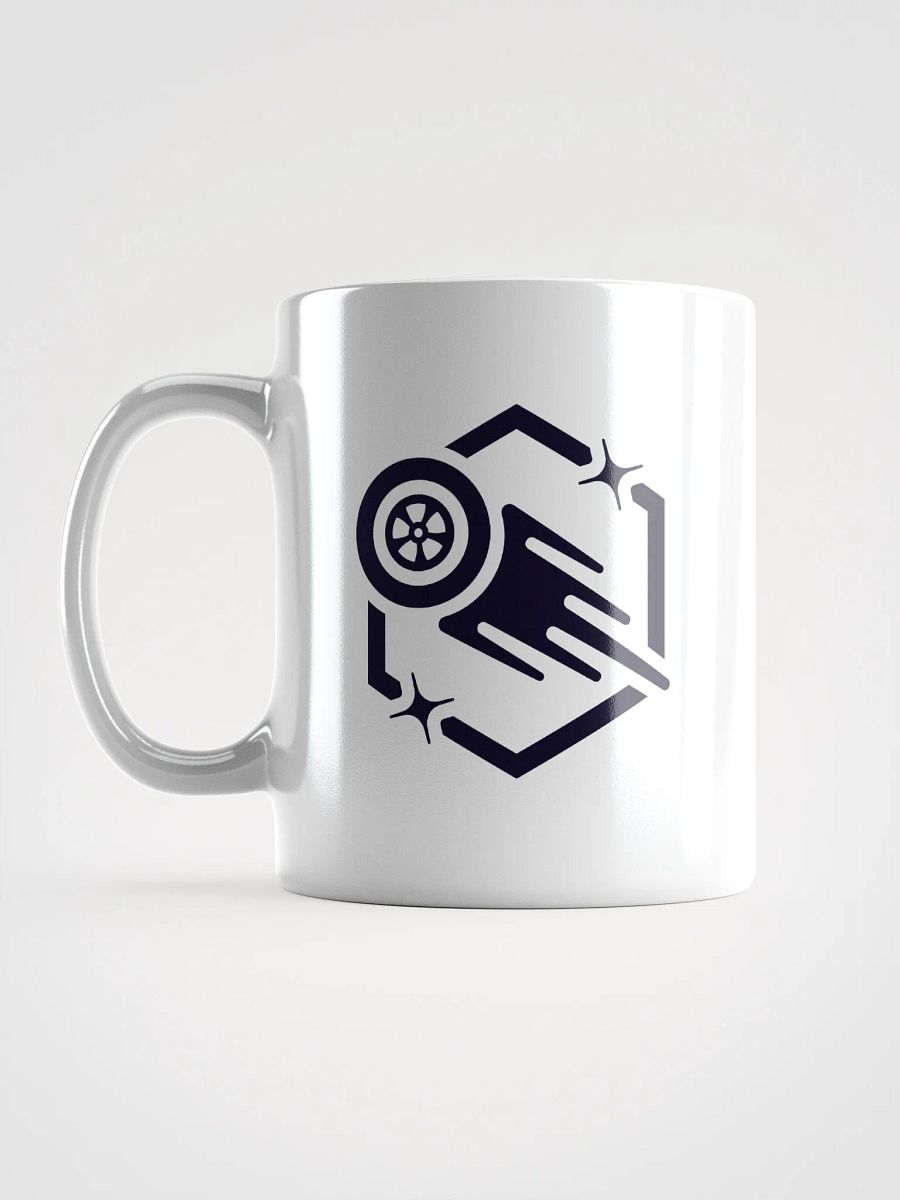 White Ceramic Mug (Dark Logo) product image (6)