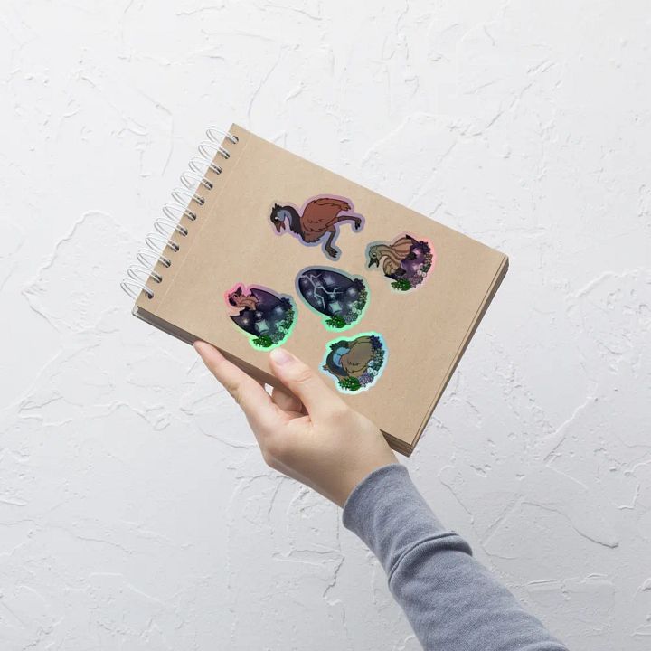 RAWR Aether Holographic Stickers product image (2)