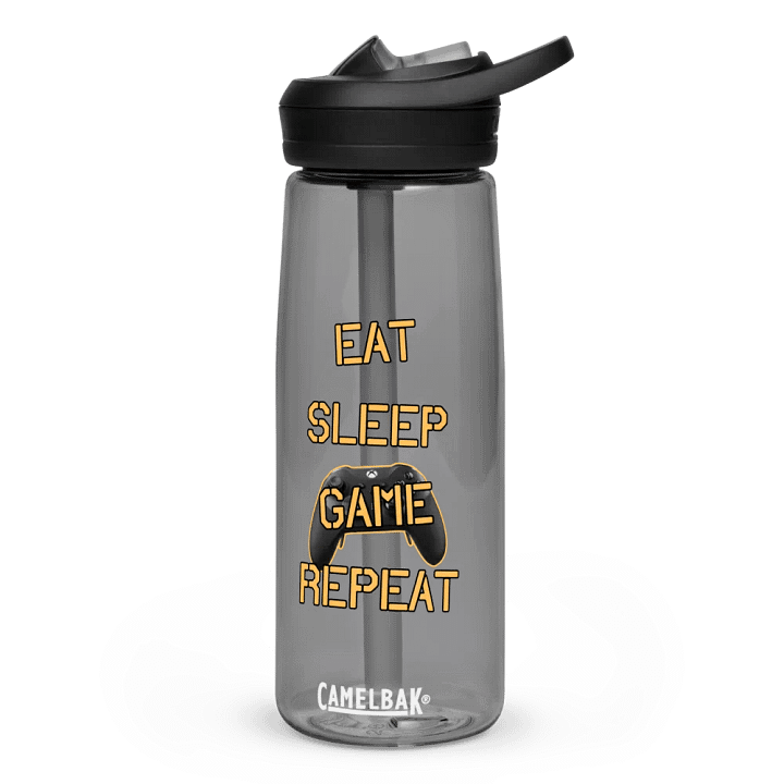 Eat Sleep Game Repeat Xbox Water Bottle product image (1)