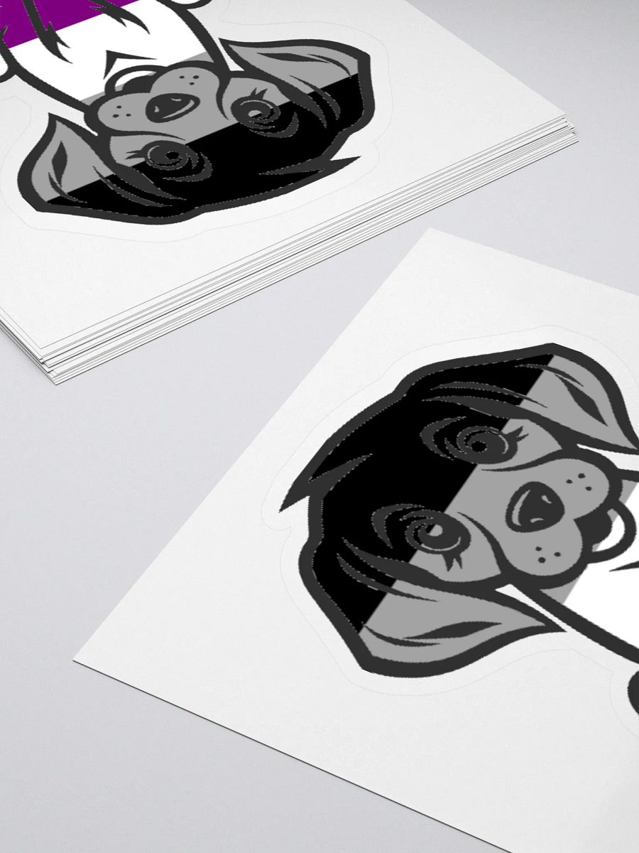 Asexual Pride Puppy Sticker product image (4)