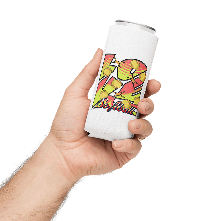 Love Me Softball Vibrant Can Cooler product image (3)