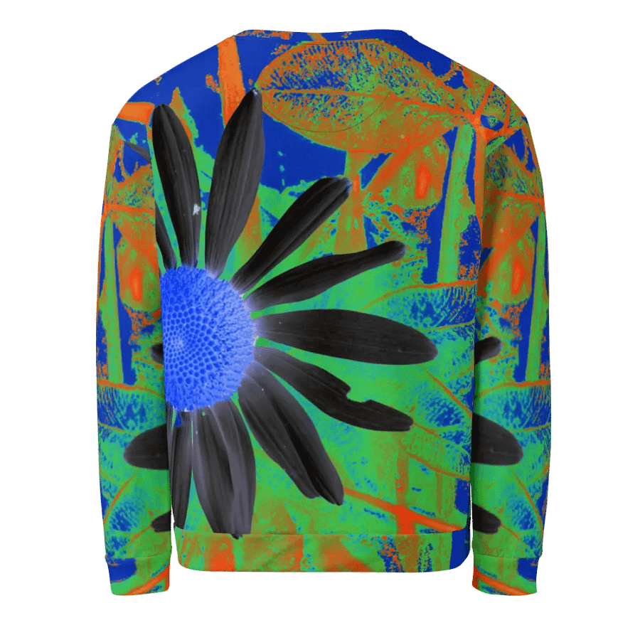 Cool Vibrant Abstract Daisy Unisex Sweatshirt product image (5)