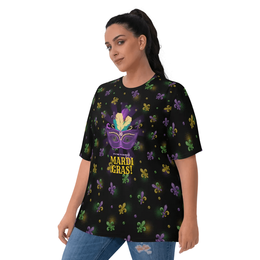 Mardi Gra All Over Print T-shirt product image (6)