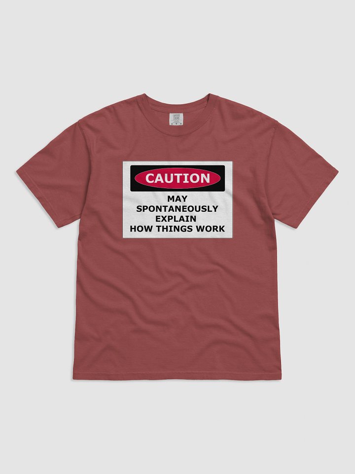 CAUTION spontaneous T-shirt product image (1)