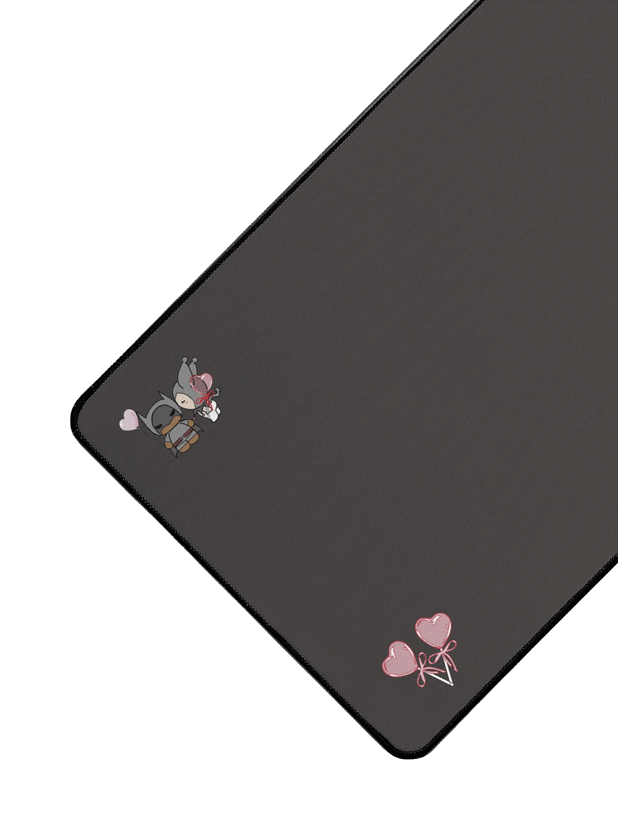 Nala Kissing Kay and Lollipop Heart-bow | 31.5 x 15.5 in Mousepad product image (3)