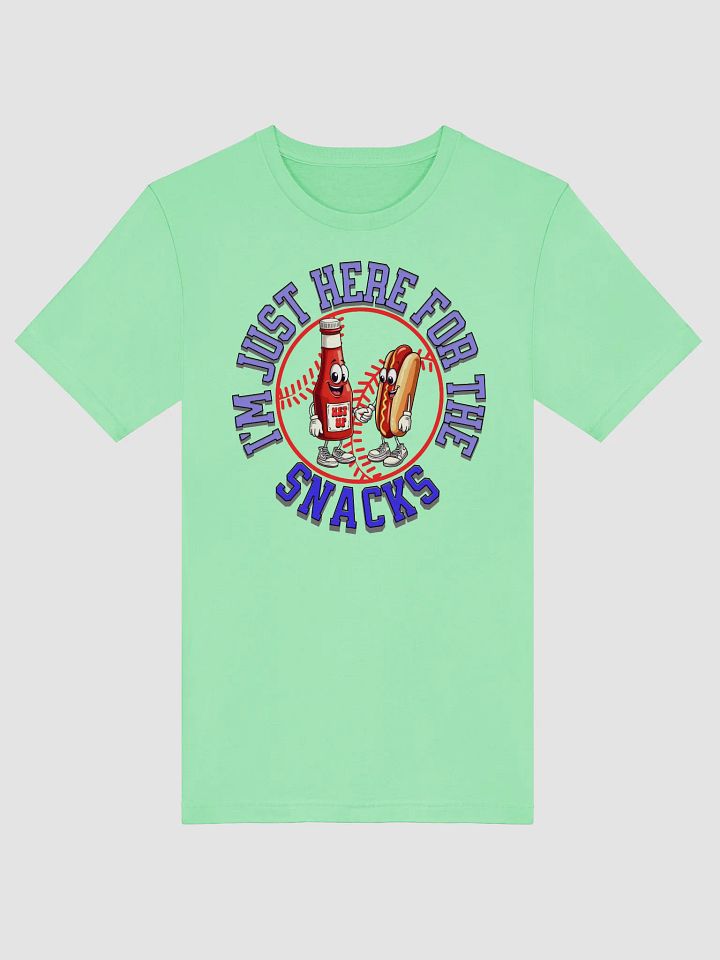 Im Just Here For The Snacks Baseball Buddies Unisex T-Shirt product image (37)