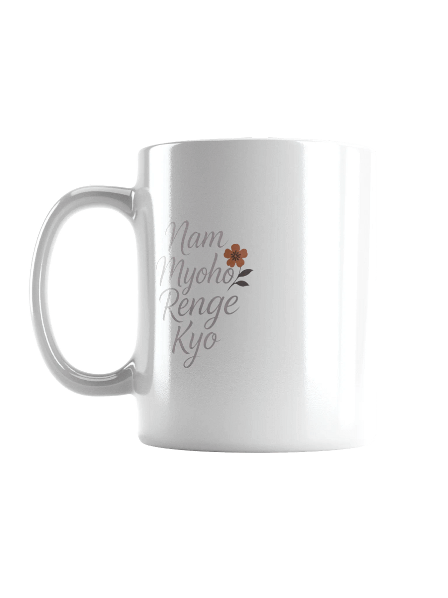 Nichiren Buddhism White Glossy Mug - Sacred Chant for Daily Practice product image (17)