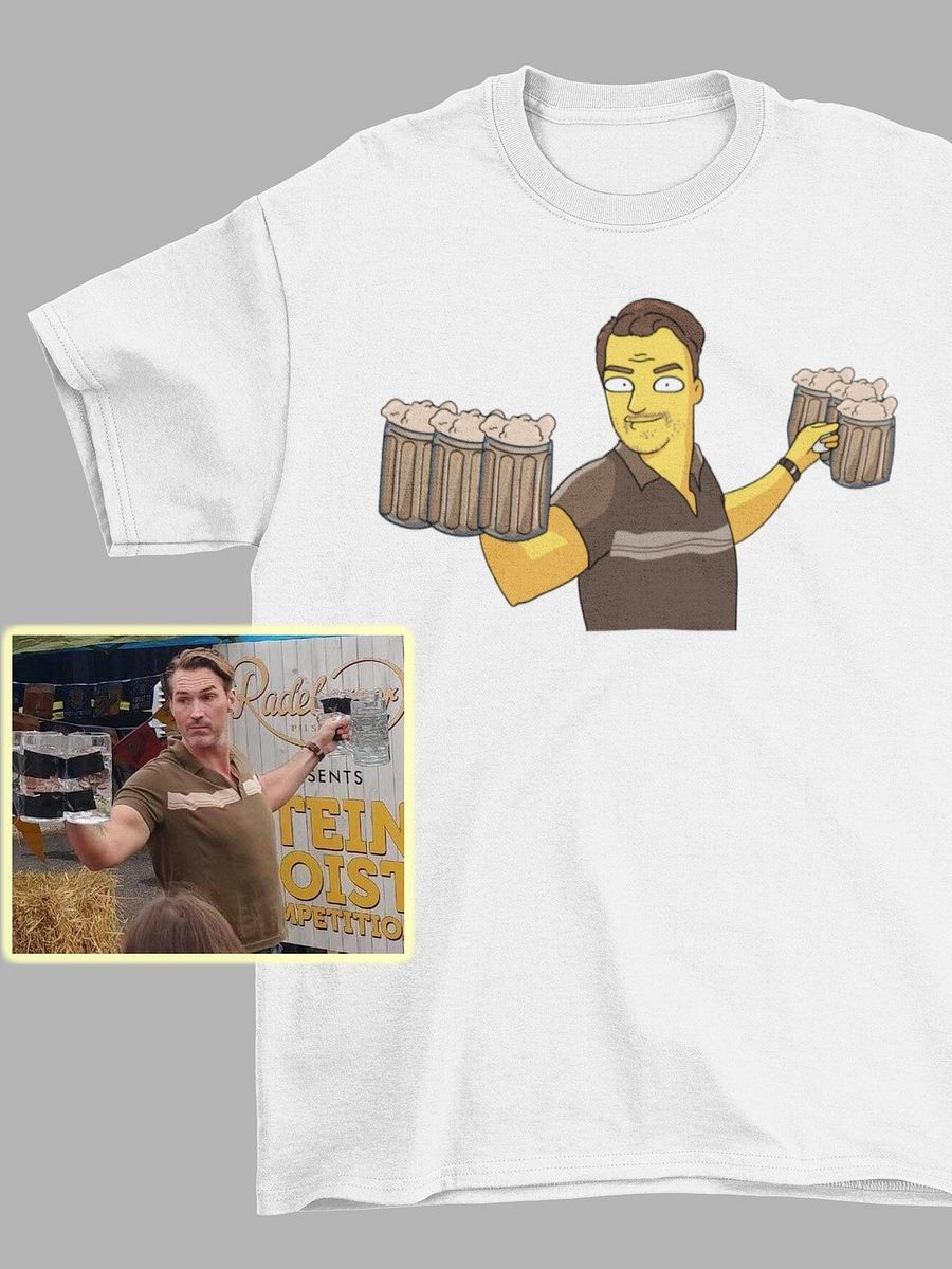 Yellow style t-shirt cartoon portrait, creative personalized gifts product image (5)