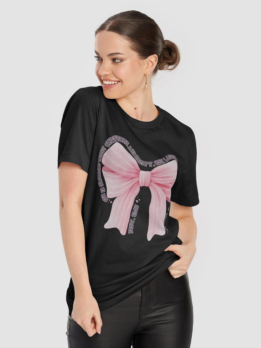 Strength & Dignity Pink Bows T-Shirt product image (8)