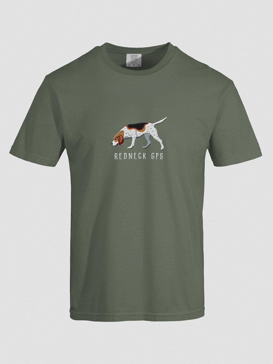 Redneck GPS T-Shirt(Embroidered) of a Treeing Walker Coonhound product image (27)