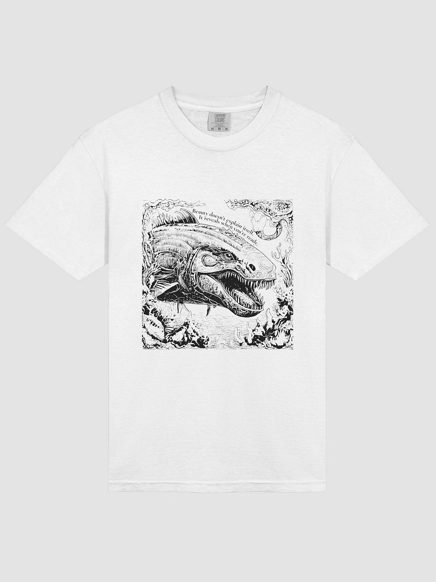 Beauty Doesn’t Explain Itself – Filigree Sea Creature T-Shirt product image (3)