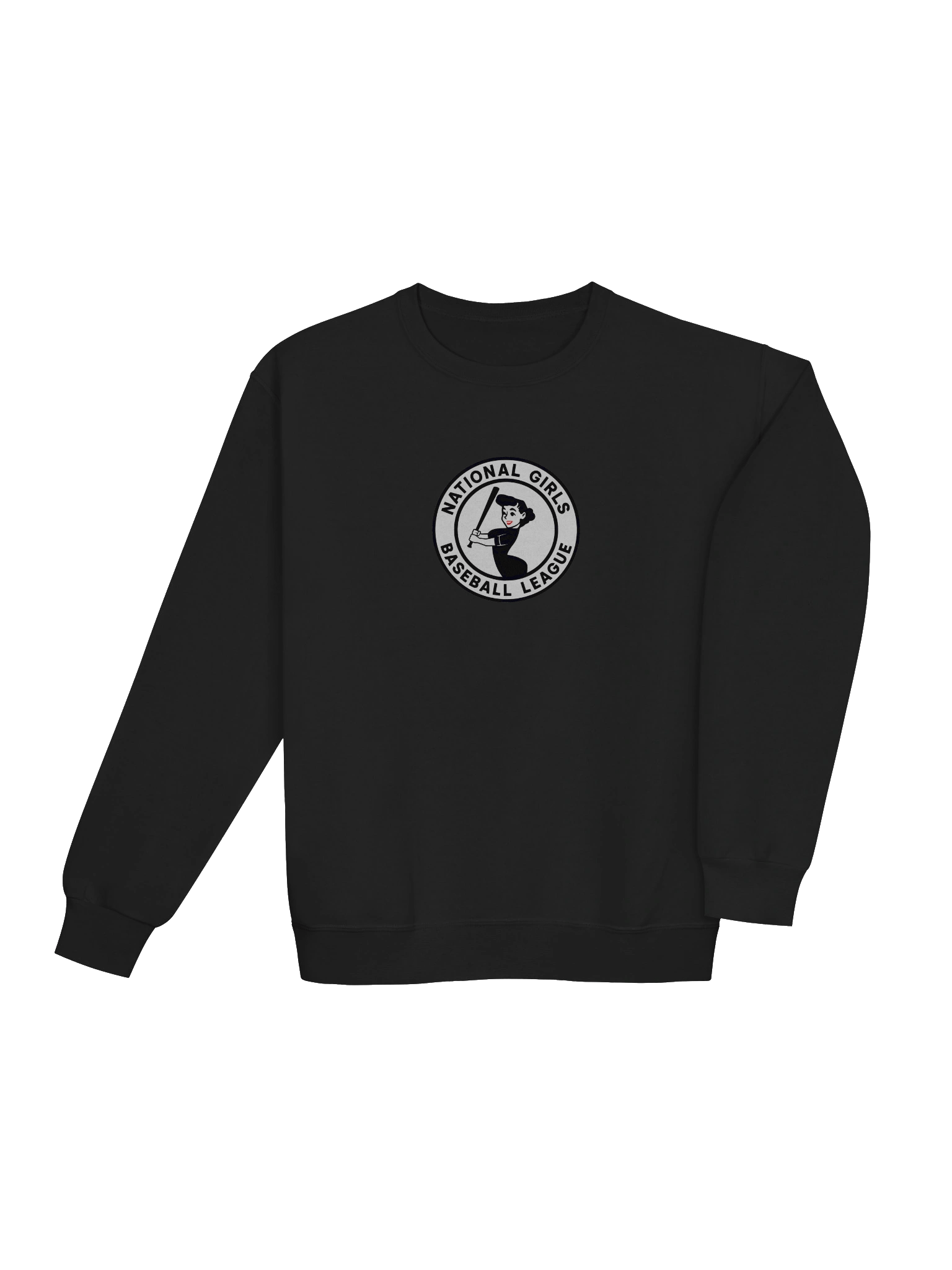 NGBL Legacy Collection Classic Unisex Crew Neck Sweatshirt Black product image (4)