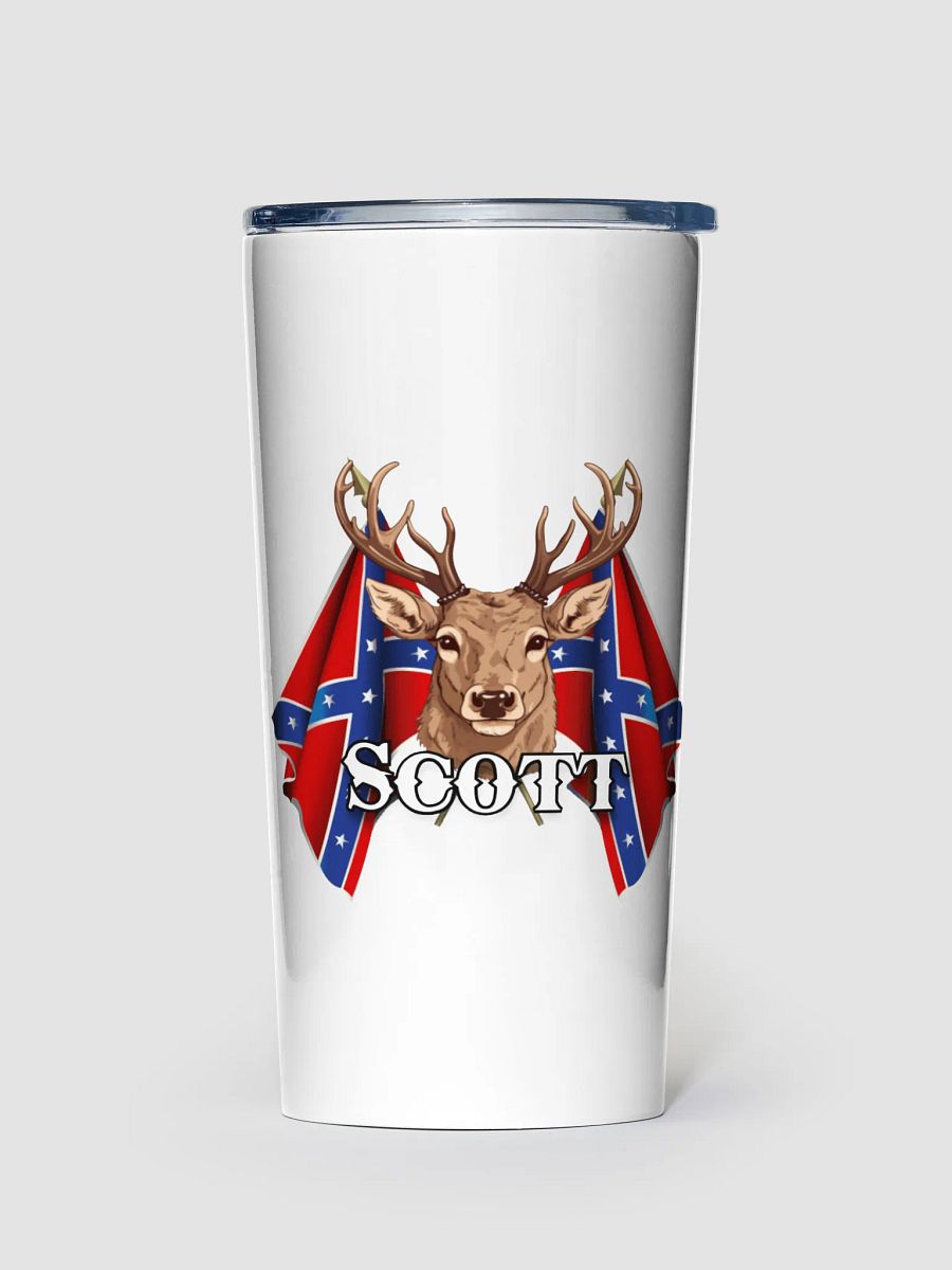 "Scott" Last Name Rebel Redneck Deer - Adult Tumbler product image (1)