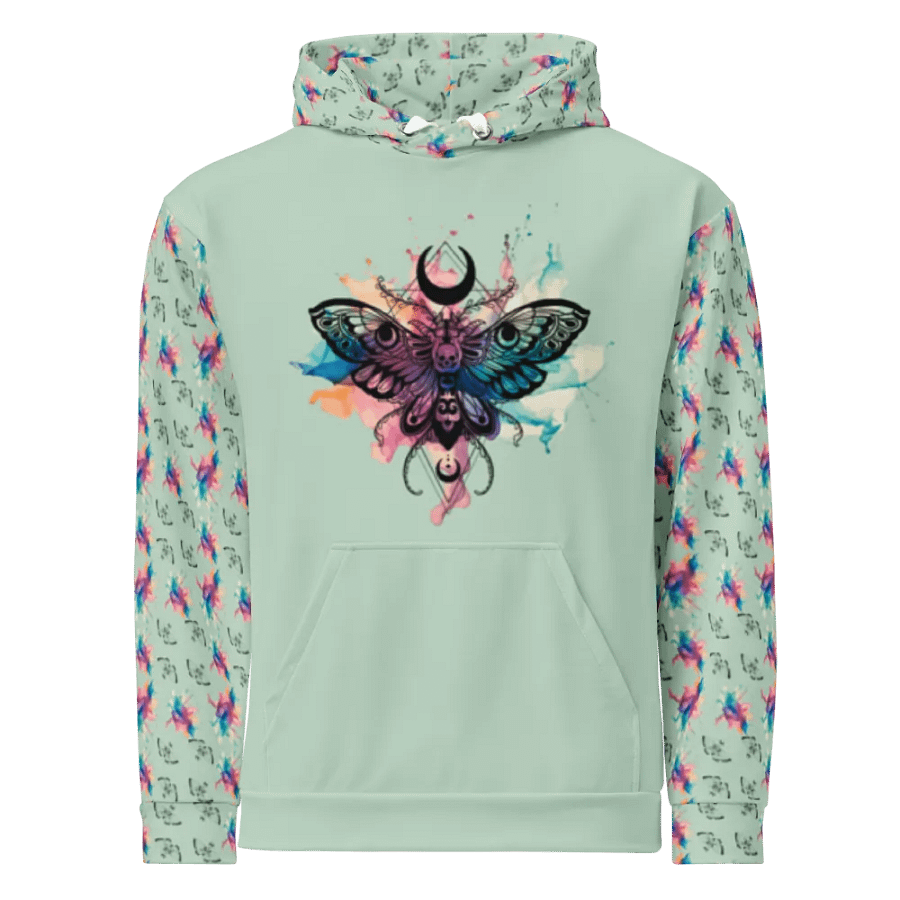Mystical Skull Moth Hoodie product image (3)