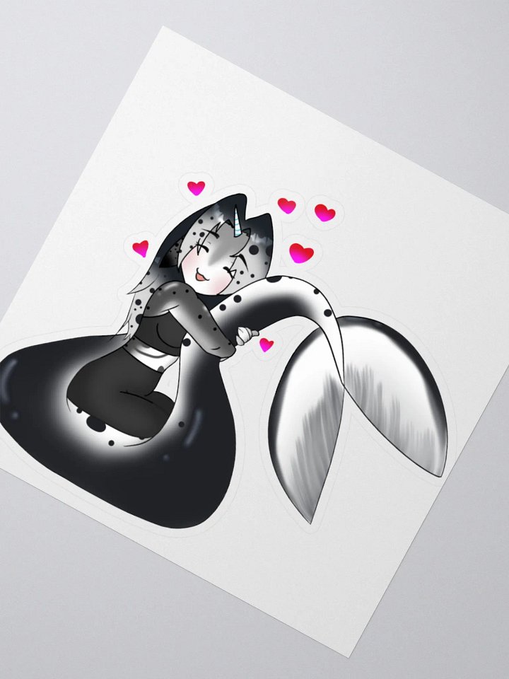Nora Tail Snuggle Sticker product image (2)