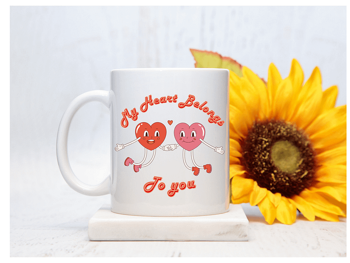My Heart Belongs to You Valentines Mug product image (1)