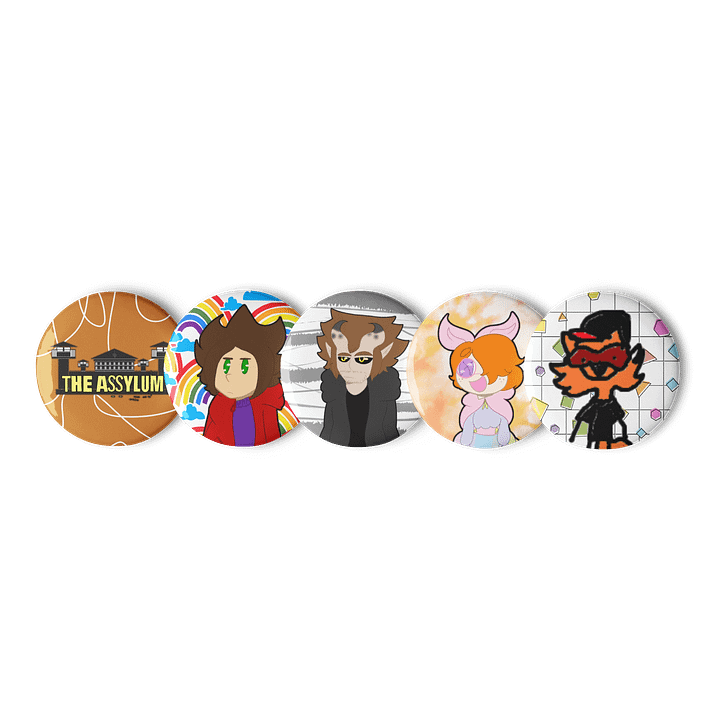 THE ASSYLUM: The Doors Of The Assylum Pin Set product image (1)