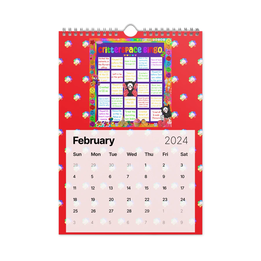 Red CS Activity Calendar 2024 product image (13)