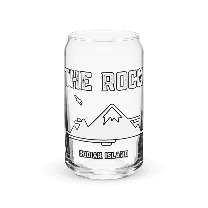 The Rock Can-Shaped Glass (White) product image (2)
