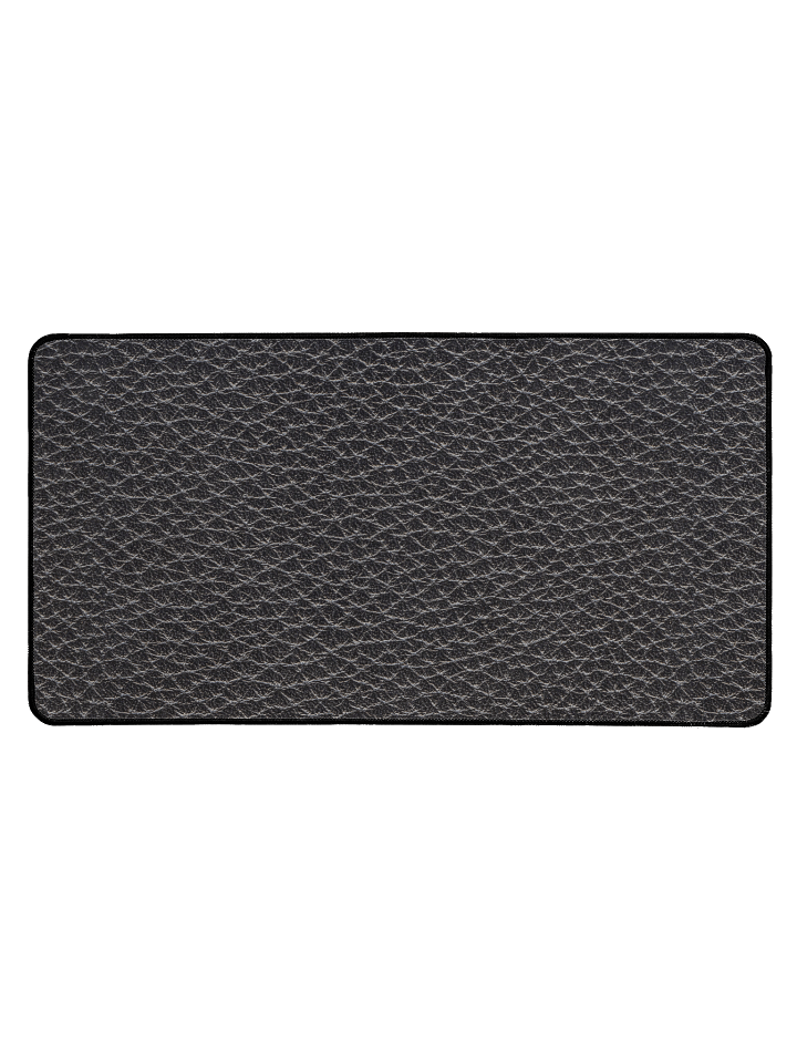 Black Leather Texture Desk Mat for a Stylish Workspace product image (1)