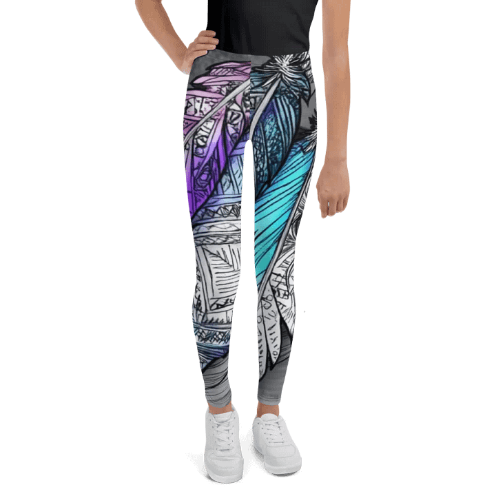 G Feathers, Youth Leggings product image (1)