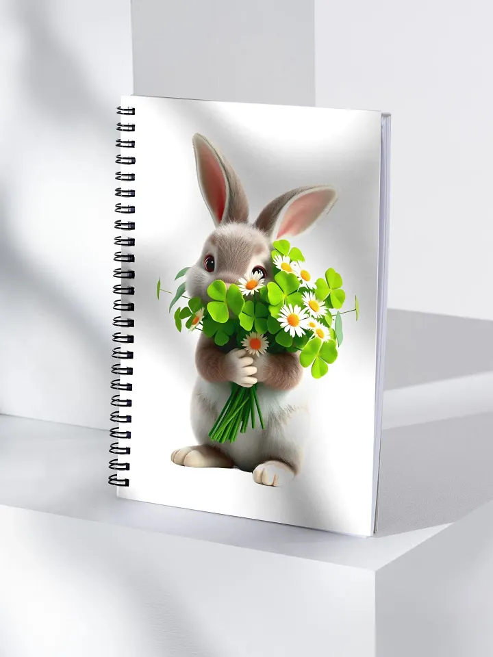 Little Lucky Bunny Spiral Notebook product image (2)