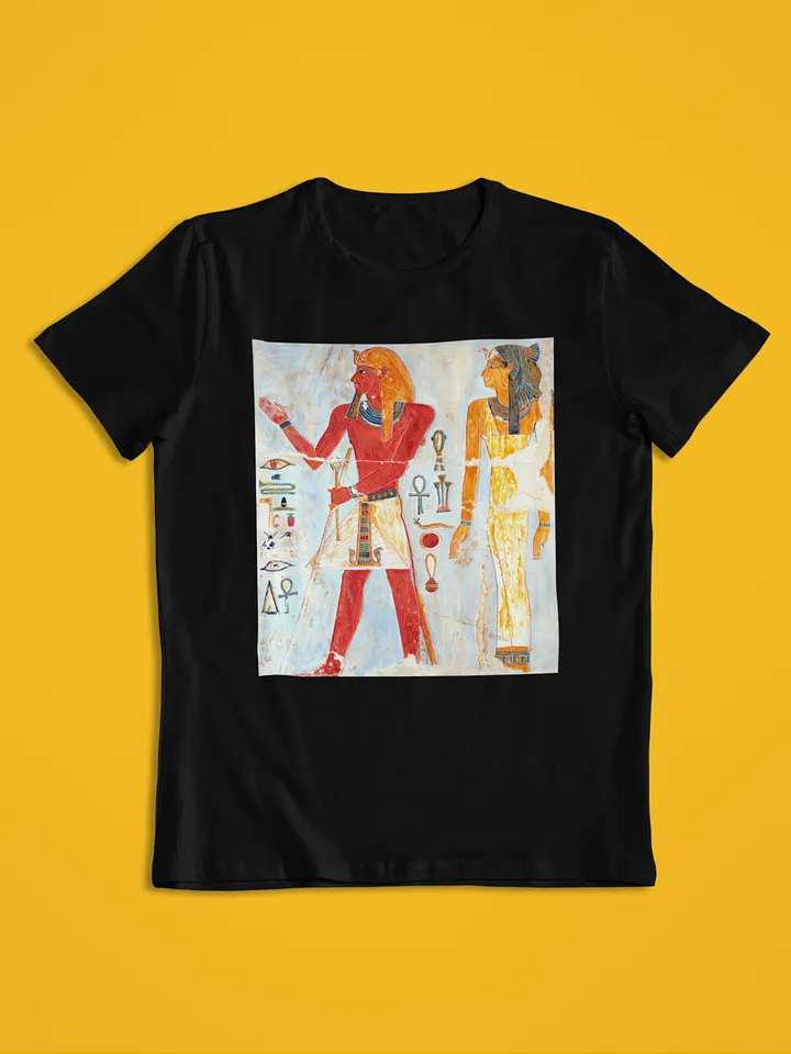 Thutmose I and His Mother Seniseneb Ancient Egypt Art Unisex T-Shirt product image (1)