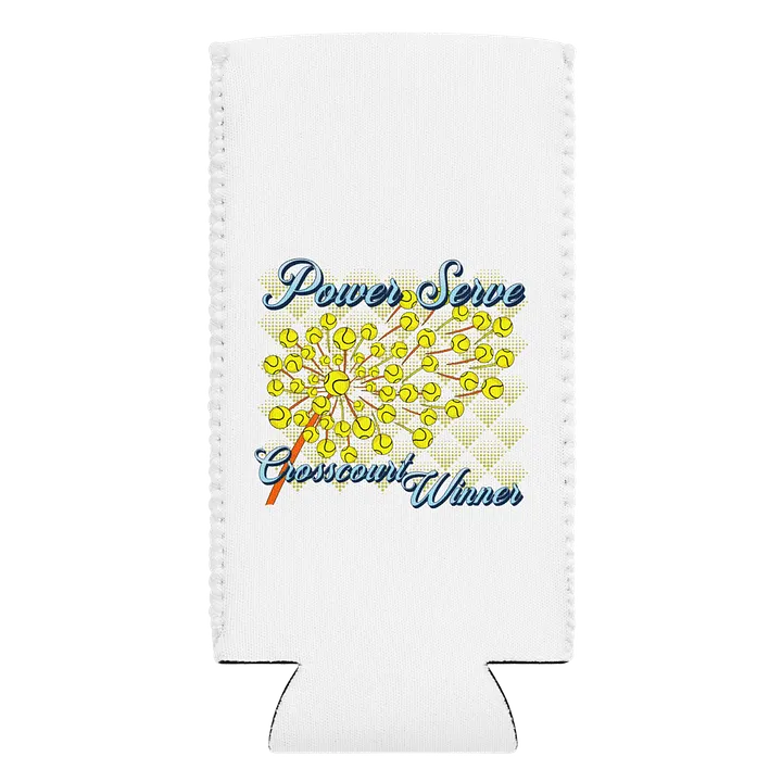 Dandelion Tennis Power Serve Crosscourt Winner Can Cooler product image (1)