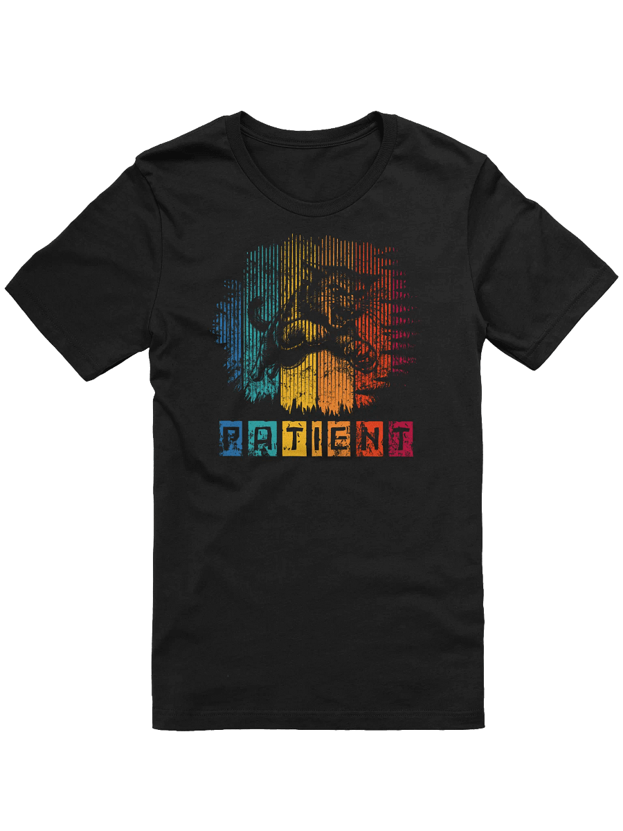 Ironic Patient Cat T-Shirt - Funny Sarcastic Feline Retro 90s Grunge Gift product image (2)