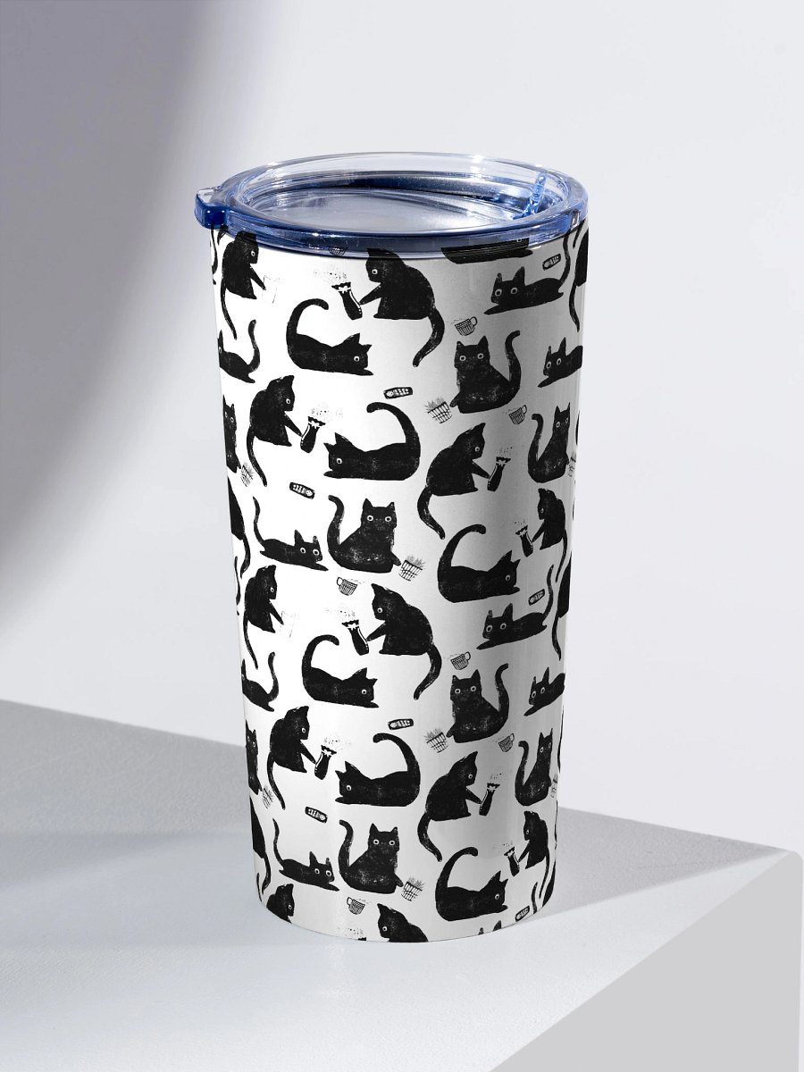 Bad Cats Knocking Stuff Over Tumbler product image (2)
