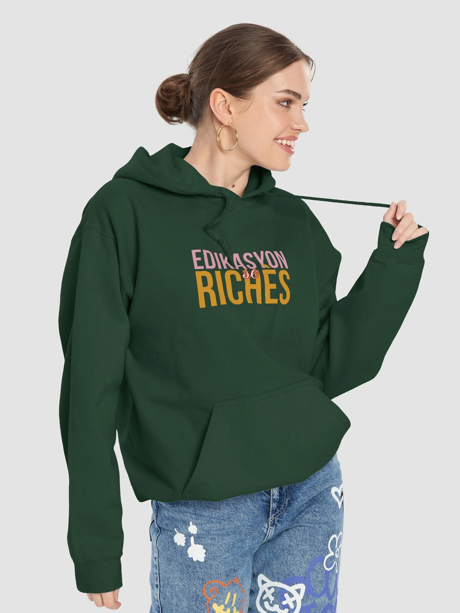 Roots Strong. Always Authentic Classic Hoodie. product image (34)