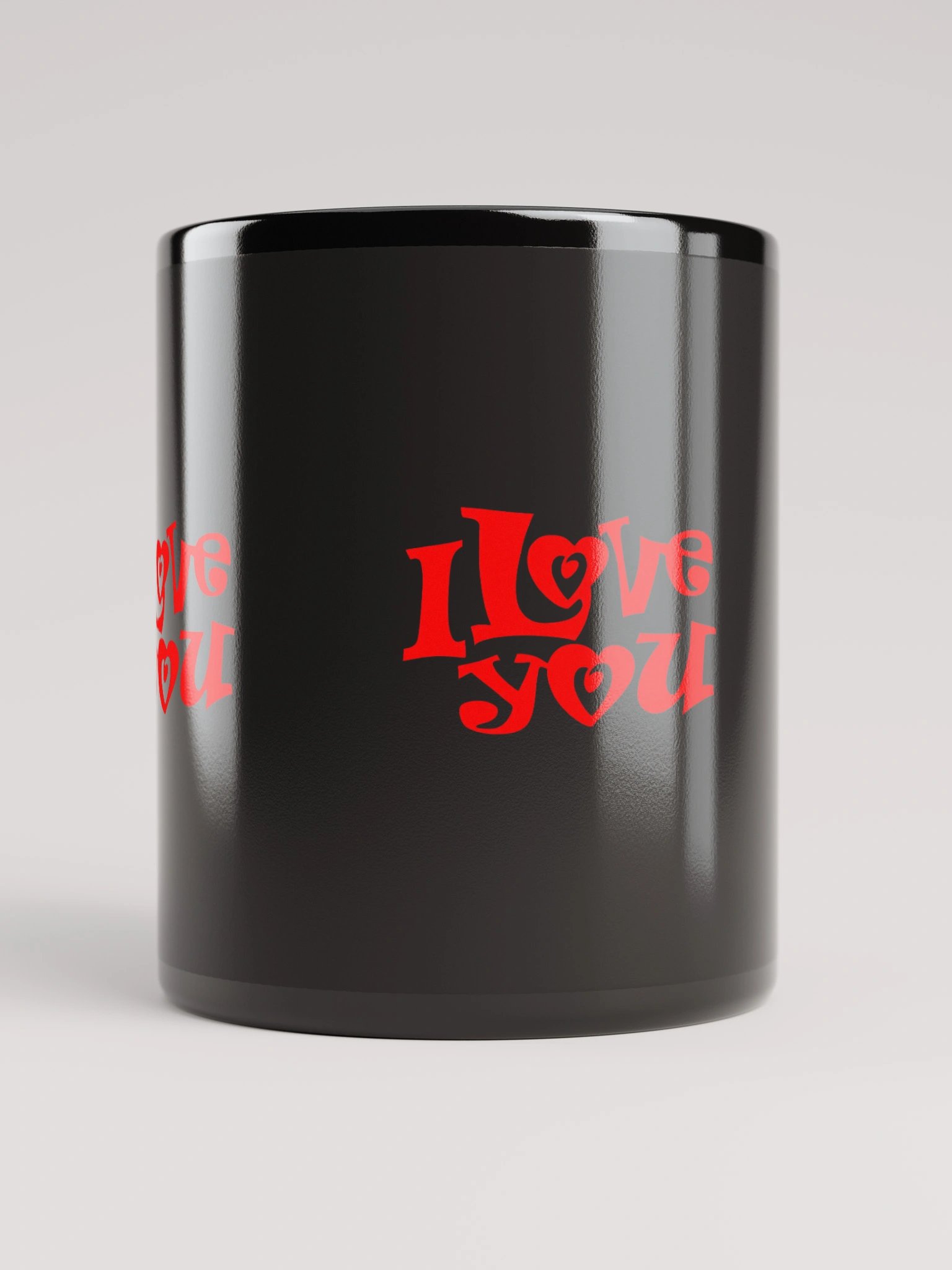 100% Love Black Glossy Mug product image (9)