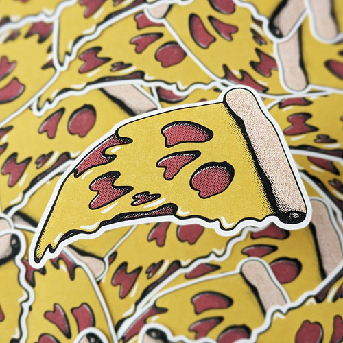 The May sticker is here - NORMAL PIZZA! Available thru the end of the month 🍕