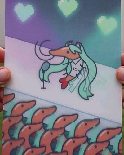 LENTICULAR PRINTS 🦐🐻

by @eveoart

Ft. Miku Shrimp, Sussy Bear, Axolotl, and Gamer Shrimp

These are my favorite items in my ...