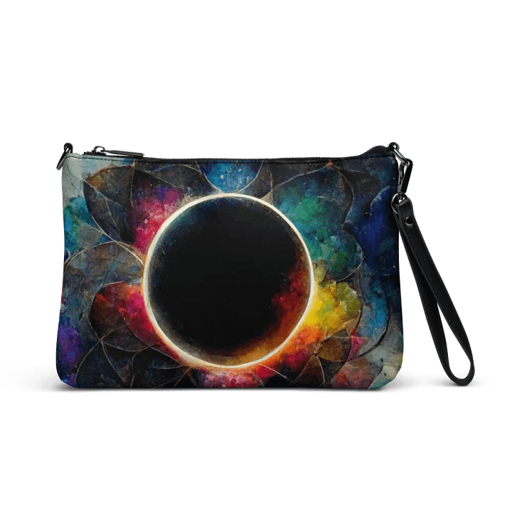 faux leather Cosmic Eclipse Crossbody Bag product image (1)