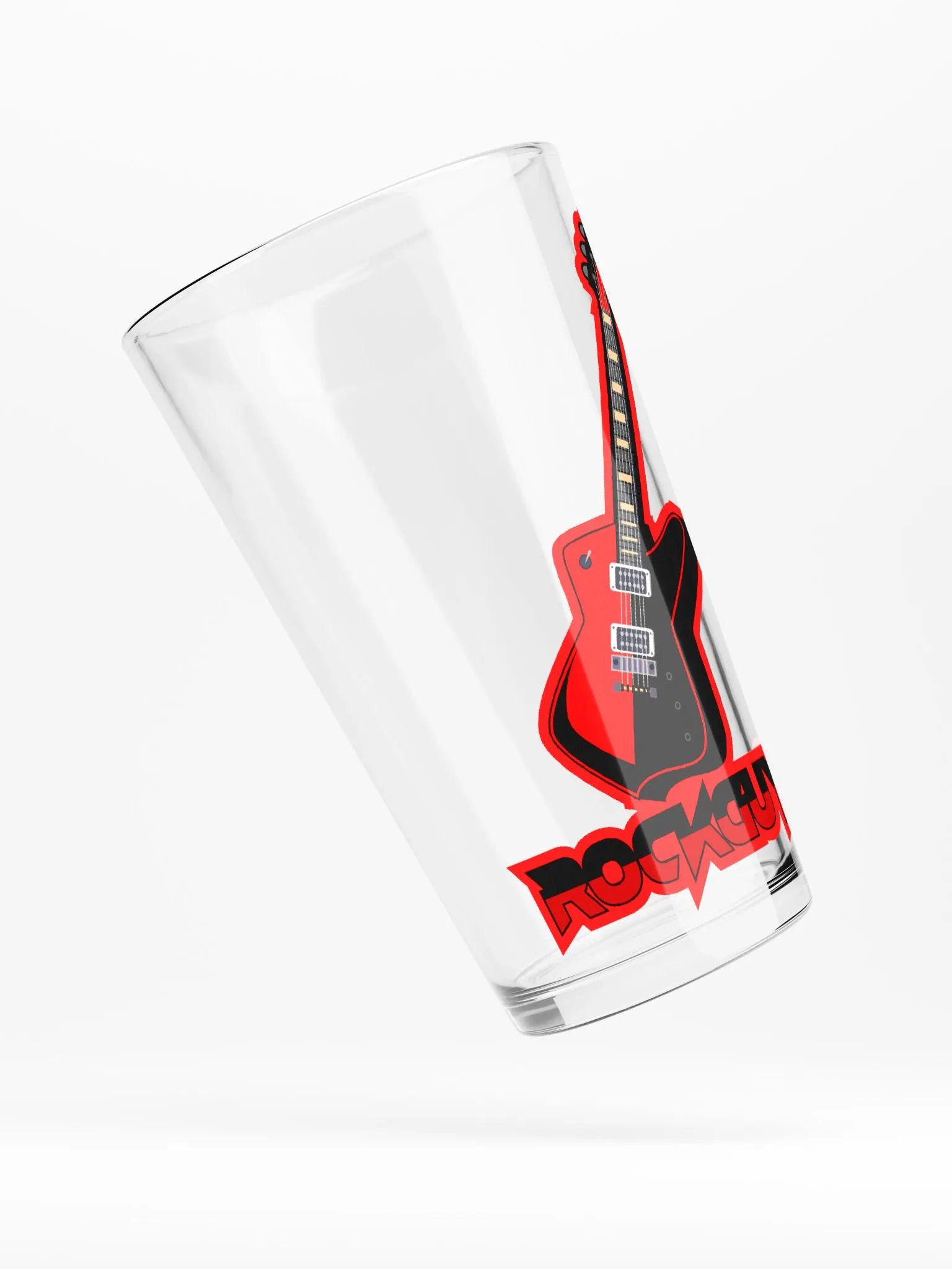 Rockguy Guitar Logo Pint Glass product image (4)