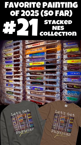 My top 25 favorite paintings from 2025 (so far)!
Number 21: the Stacked NES Collection!
#nintendo #nes #favoritepaintings #my...