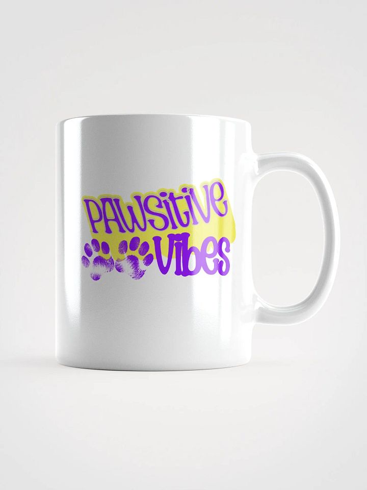 Pawsitive Vibes Cat Paw Positive Thoughts Mug product image (1)