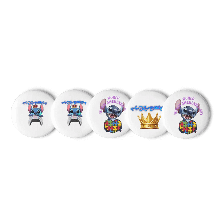 Royal Gamer Pin Button Set product image (1)