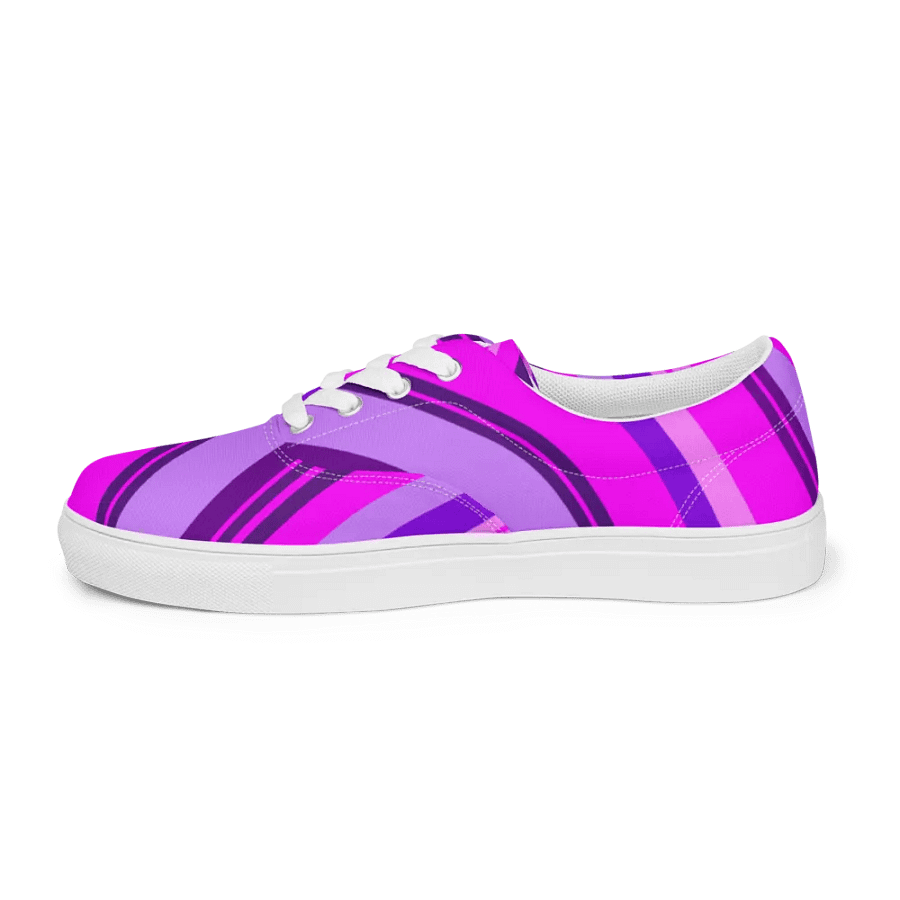 Pink Swirl Lace-Up Shoes product image (4)
