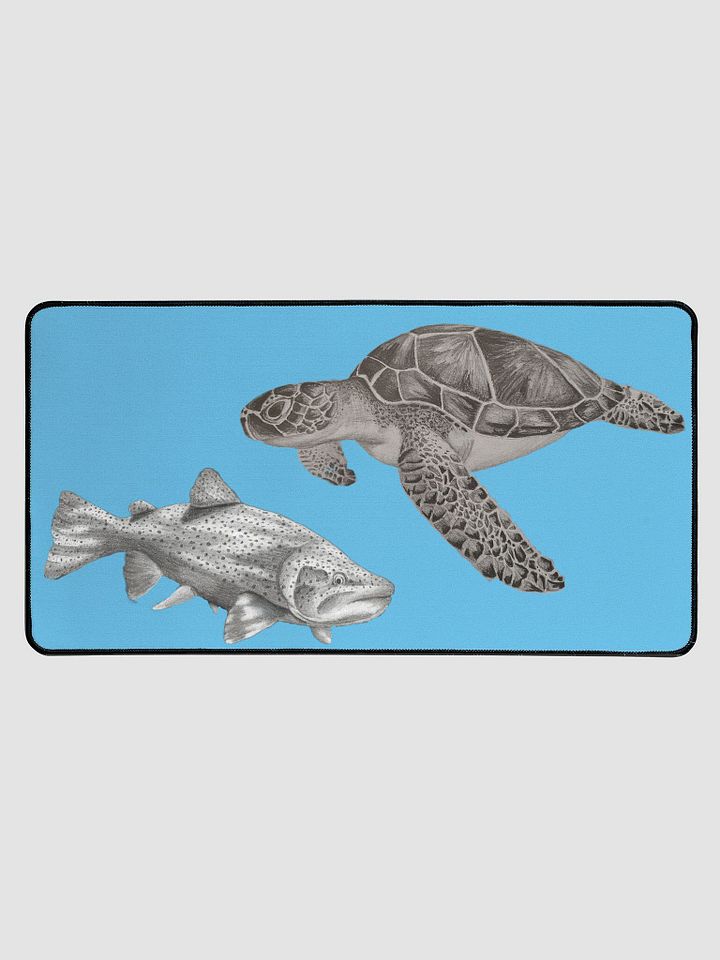 Underwater Drawing Scene Desk Mat product image (1)