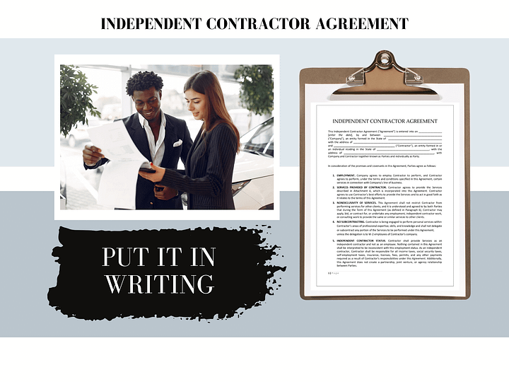 Independent Contractor Agreement Template product image (2)