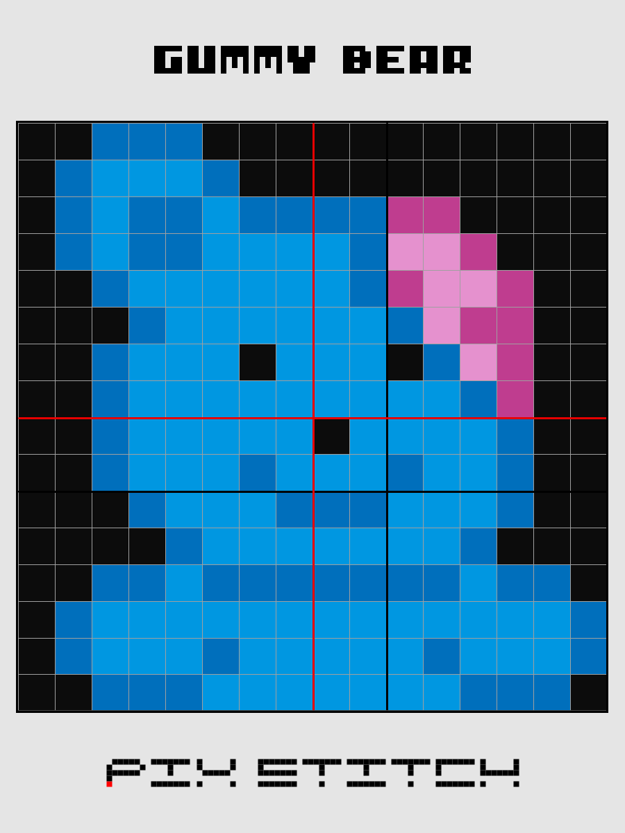 Gummy Bear Pixel Art product image (2)