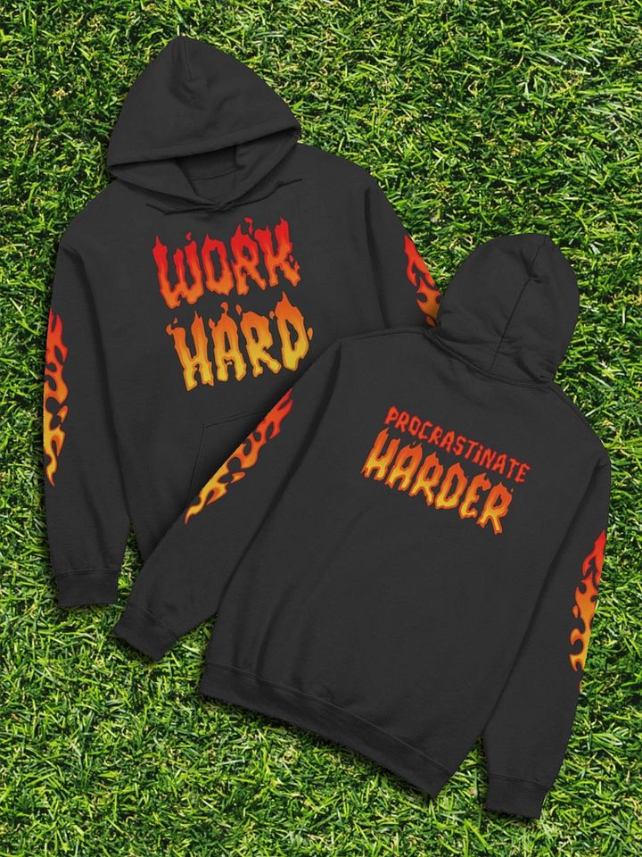 Work Hard, Procrastinate Harder - HOODIE V01 product image (1)