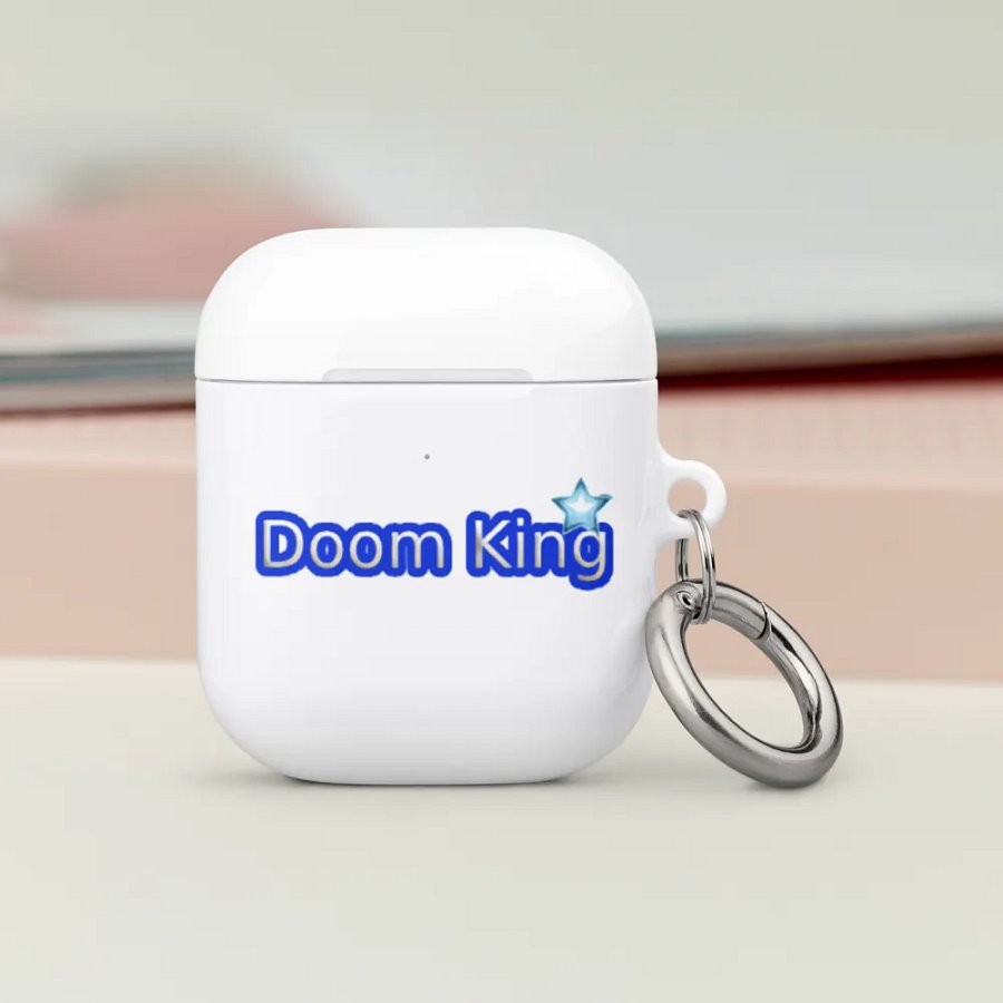 Doom White Ear pod case product image (4)