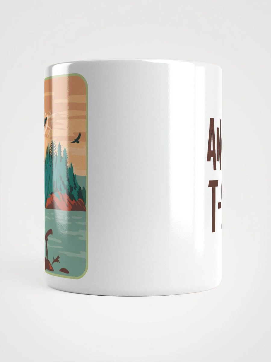 PNW Canoe Bigfoot UFO White Mug product image (3)