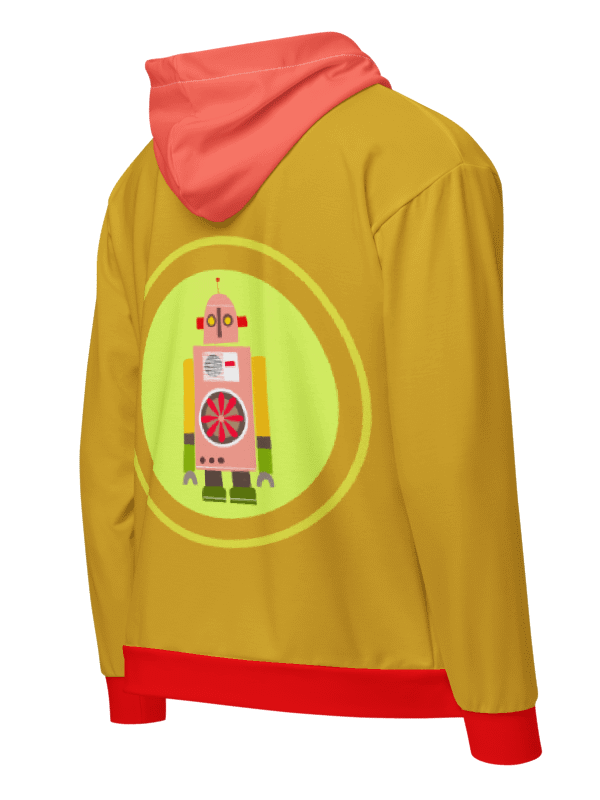 Gyro the Atomic Robot - Mustard Sweatshirt with Pink Hood product image (1)