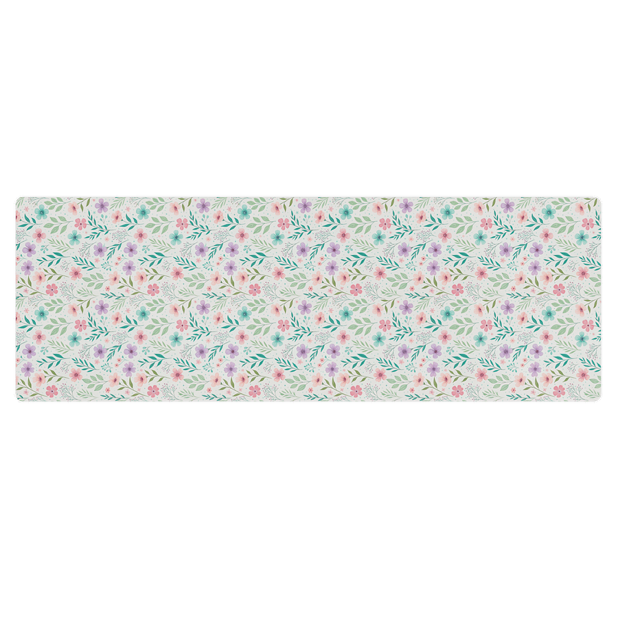 Colorful Floral Pattern Yoga Mat by Treasure Pie product image (1)
